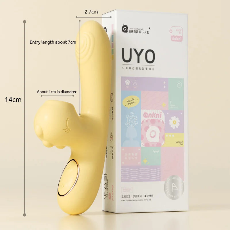 Rabbit Vibrator with Clitoral Suction