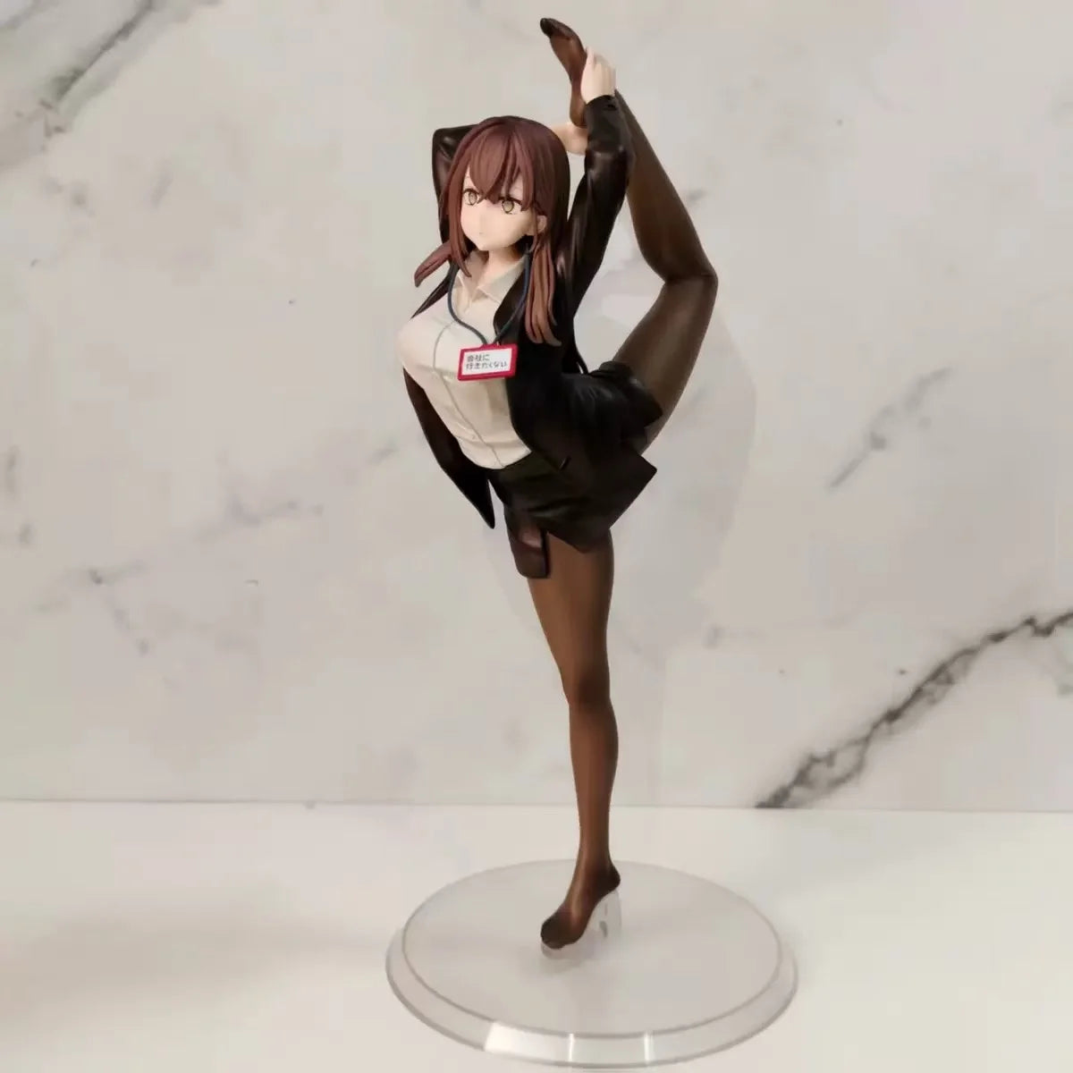 29cm Soft-Bodied Anime Manga Figurine Office Lady Non-Wanting-to-Go-to-Work Theme Cute Collectible Decorative Model for Fans