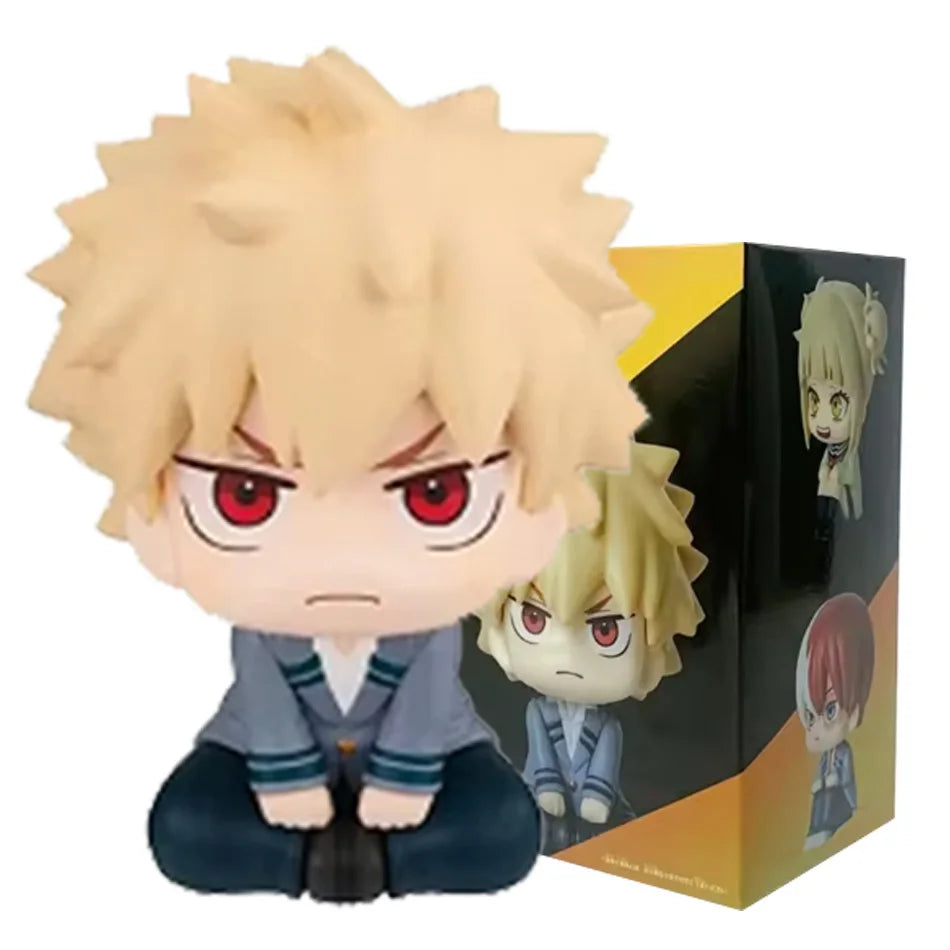 New My Hero Academia (MHA): Tomura Shigaraki / Izuku Midoriya / Katsuki Bakugo Cute Chibi PVC Figurine | Collectible Toy Model