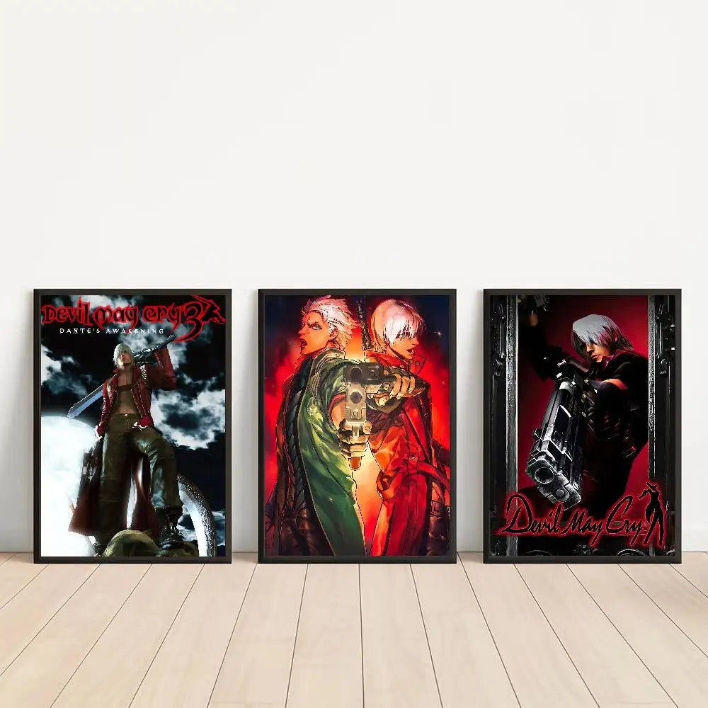 Devil May Cry Vintage Game Art Poster