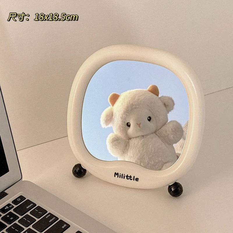 Pink Portable Mini Makeup Mirror
