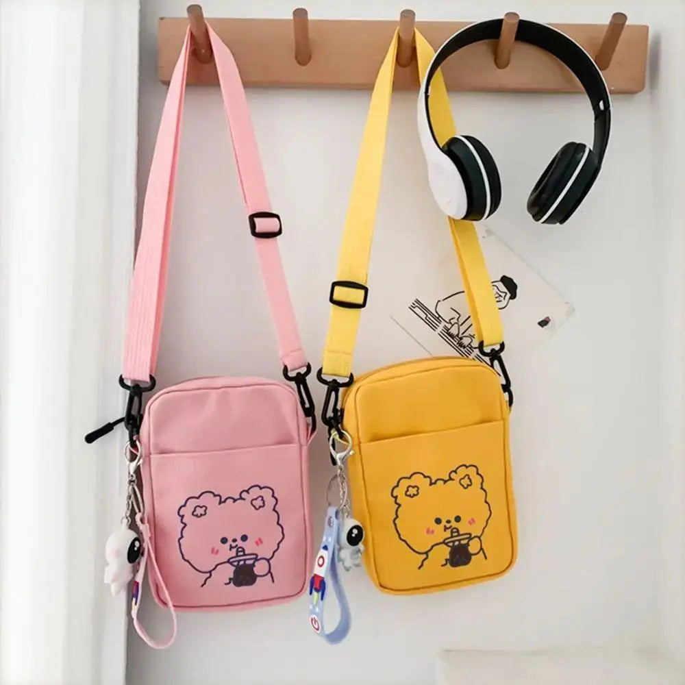 Mini Canvas Crossbody Phone Bag