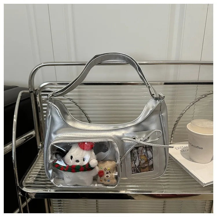 Harajuku Transparent Ita Shoulder Bag