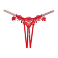 Women Sexy Jewelry Seductive Erotic Thong G-string Perspective Hollowed Out Embroidery Sexy Underwear Girlfriends Gifts