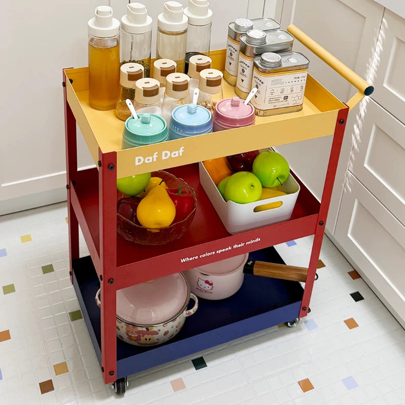 Rolling Storage Cart for Bathroom or Kitchen
