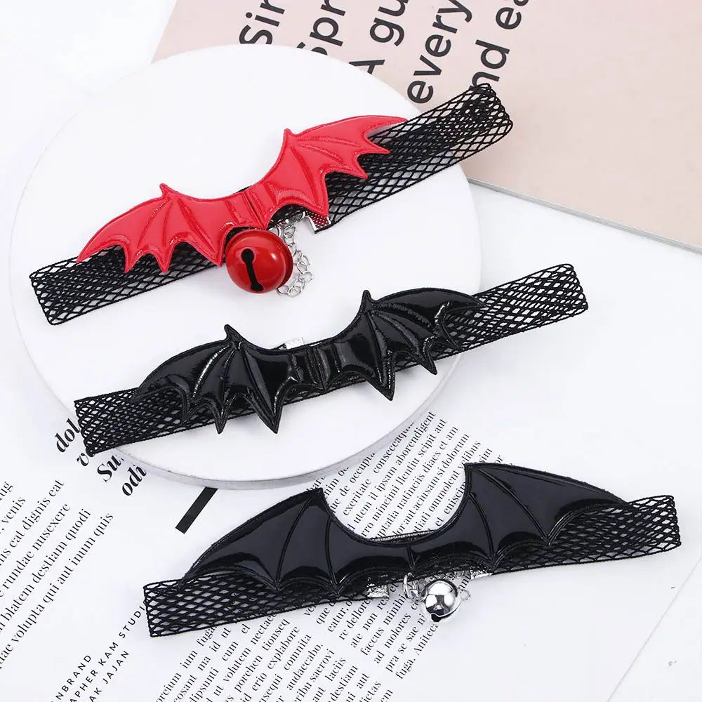 Fashion Sexy Bat Women Choker Spider Party Gifts Neck Collar Lace Choker Goth Necklace Gothic Choker