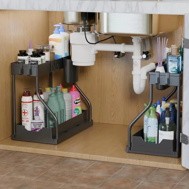2-Tier Pull-Out Storage Organizer