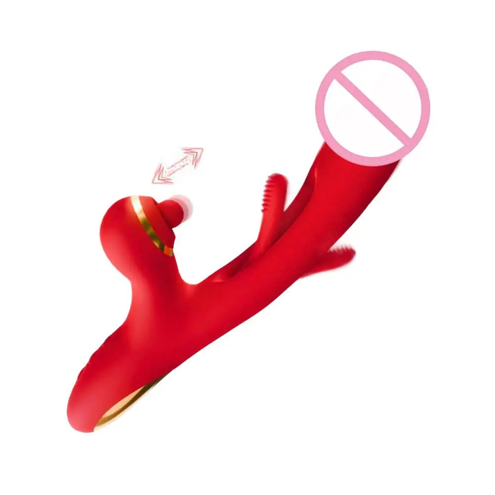 3-in-1 Rabbit Ear Suction Vibrator