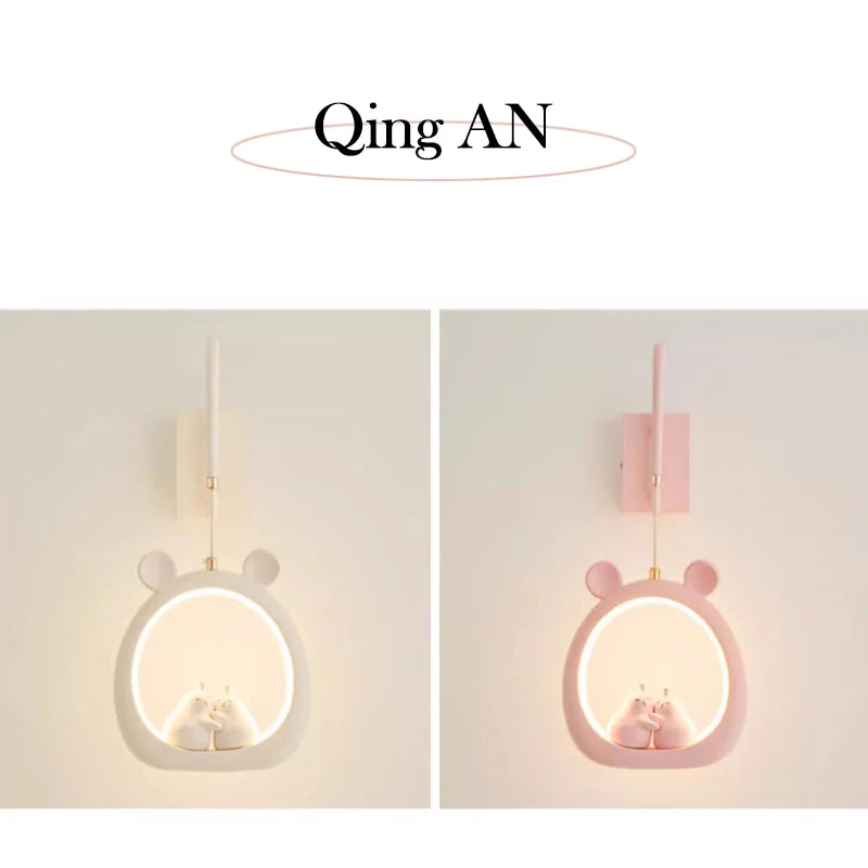 Cute Pear-Shaped Children’s Bedside Wall Lamp
