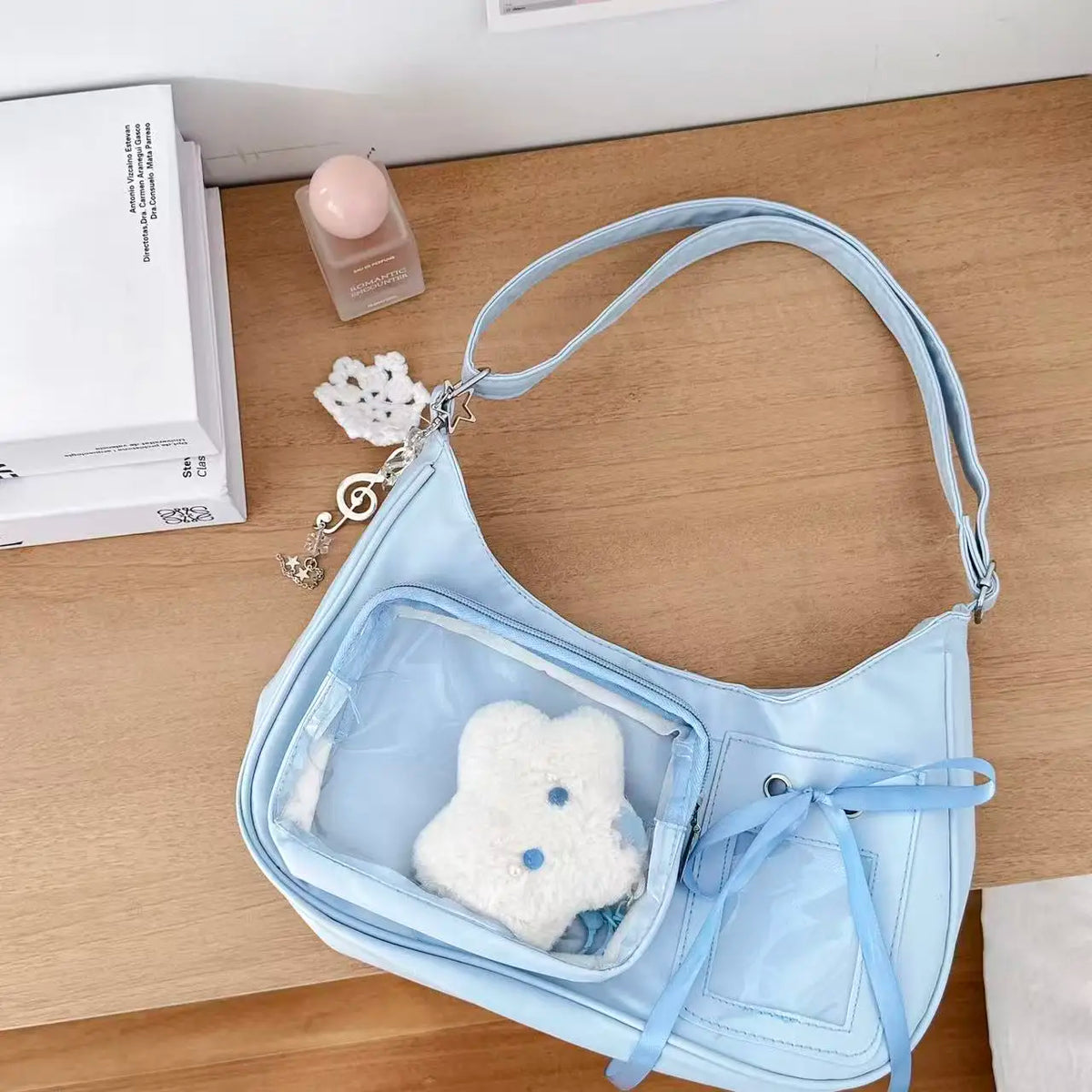 Transparent Harajuku Ita Shoulder & Crossbody Bag