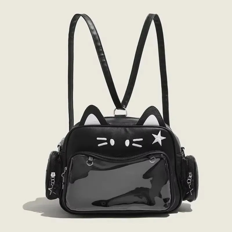 Kawaii Cat Transparent Ita Backpack