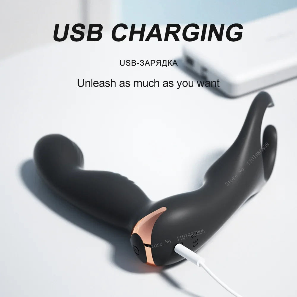 Remote-Control Silicone Prostate Massager