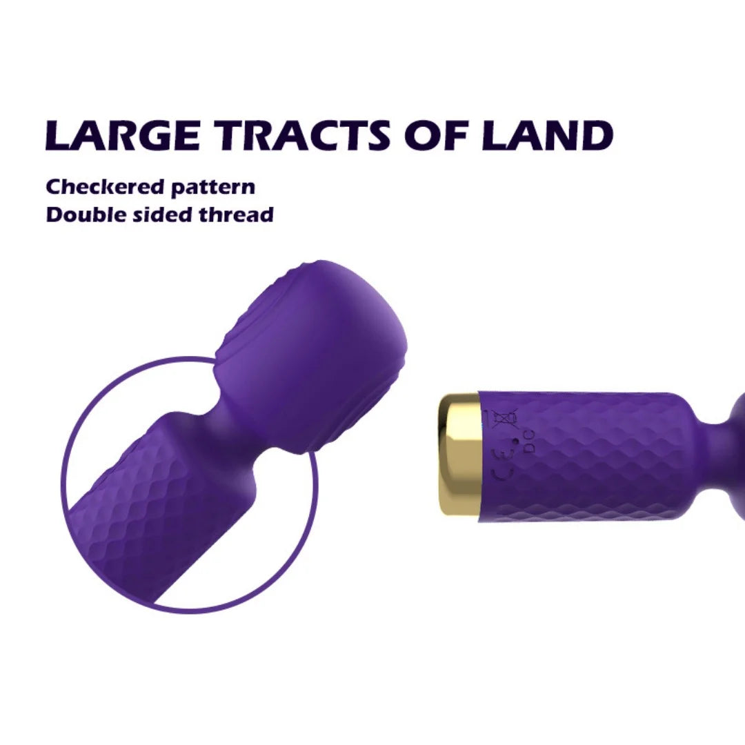 Rechargeable Mini Quiet Wand Vibrator