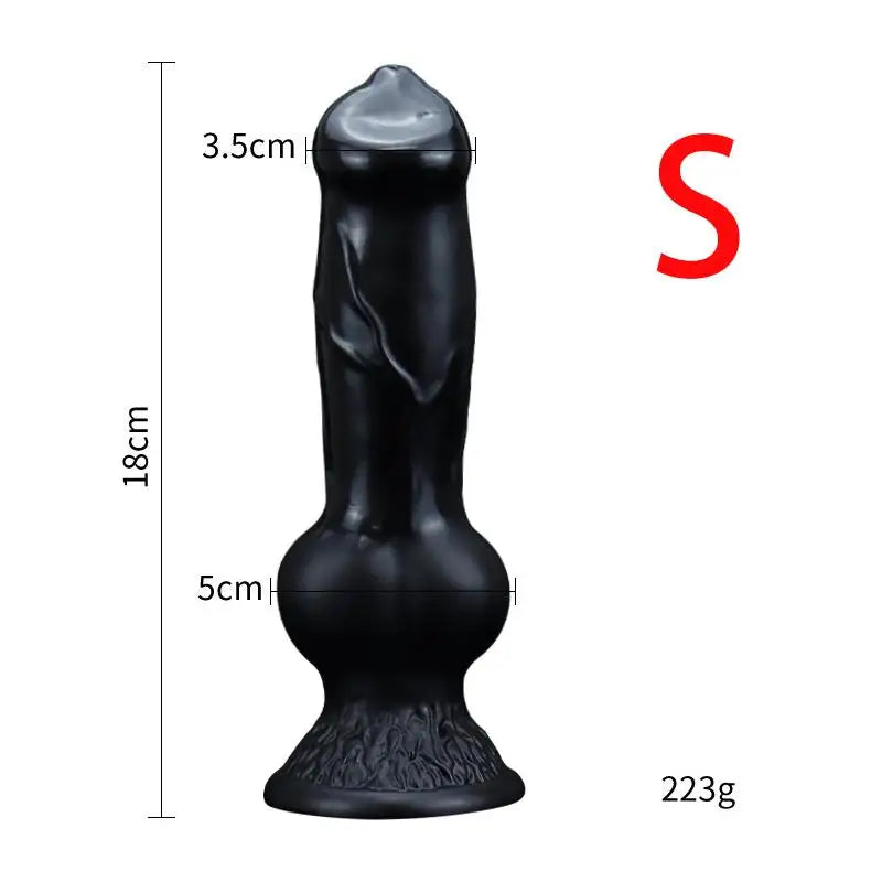 Giant Animal Dildo Sex Toys Realistic Big Knot Dog Dildos Vaginal Stimualtor G-Spot Masager Penis Sucker Masturbator for Women