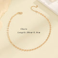 Women's Chokers Necklace Golden Color Round Metal Sequin Collar Short Chain Simple Punk Necklace Trendy Jewelry Gift