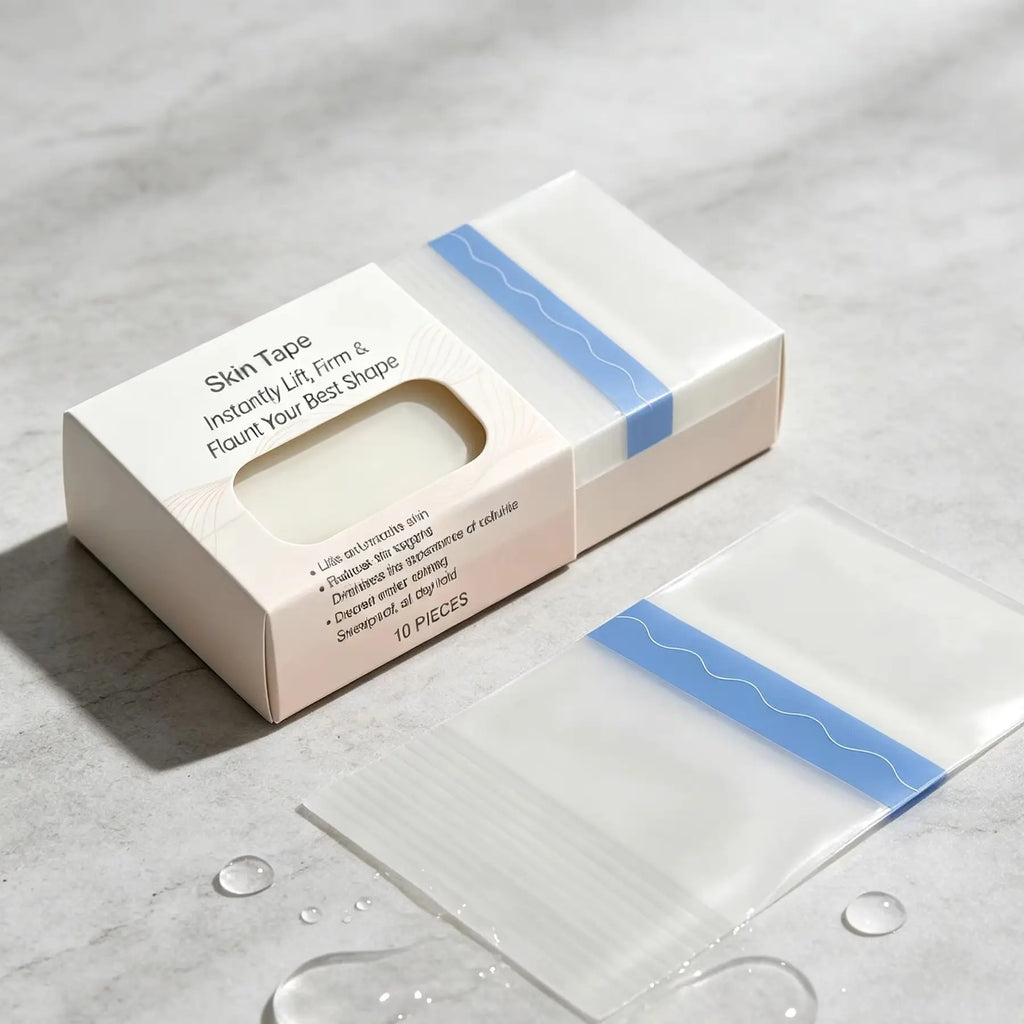 Thigh Lift Tape Invisible Anti-Friction Smooth Wrinkles Firming for Sagging Skin Breathable Transparent Waterproof Adhesive Tape