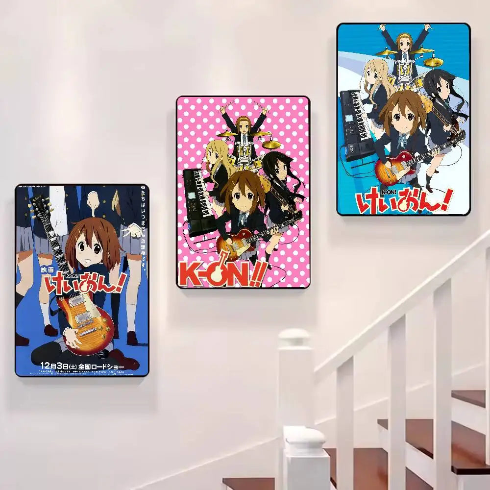 K-ON! Kawaii Girl Waterproof Wall Poster