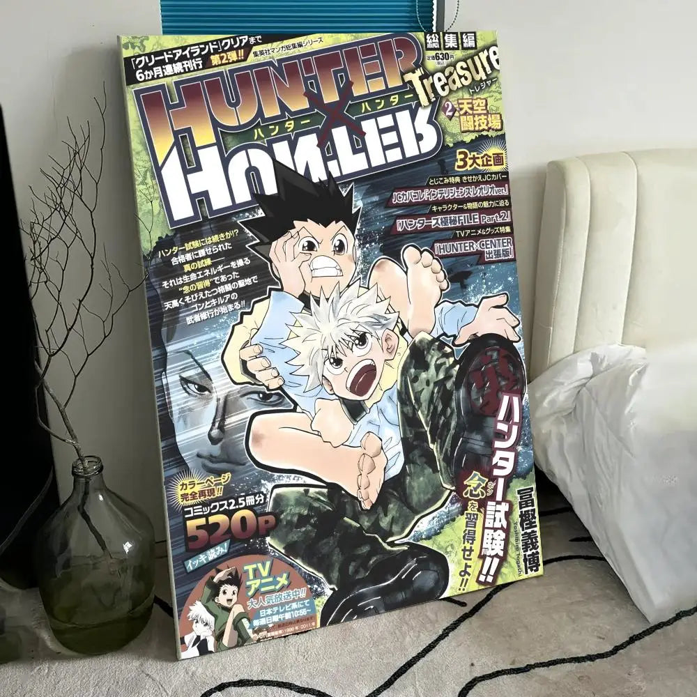 Anime H-HUNTERXHUNTER Poster Wall art print art suitable for living room bedroom bar parlor home decor gift
