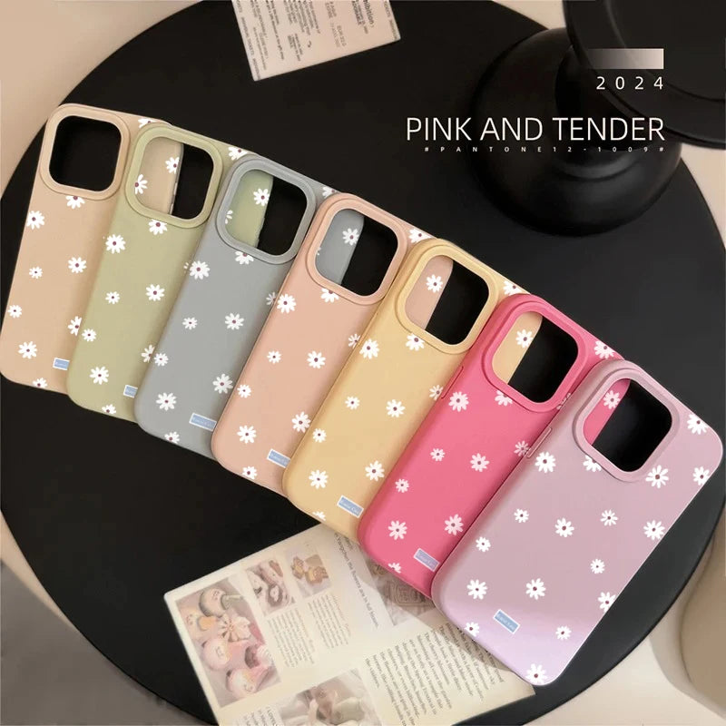 Daisy Flower Shockproof Phone Case for iPhone