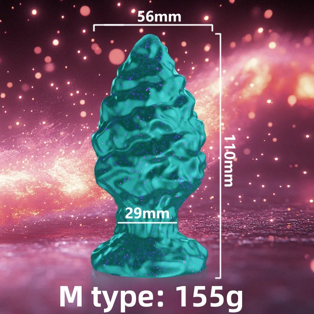 Christmas Tree Silicone Anal Plug