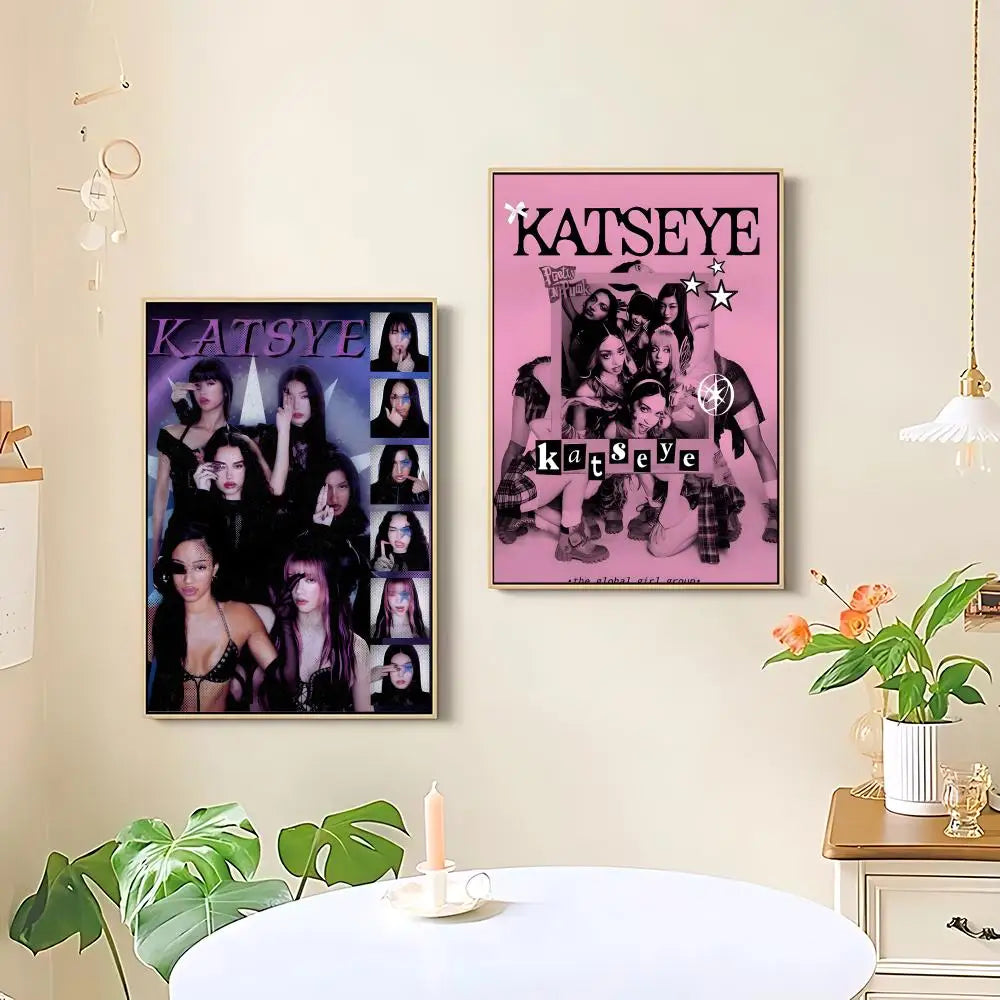 KATSEYE K-Pop Waterproof Wall Poster