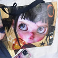 Portrait Print Large Tote Bag