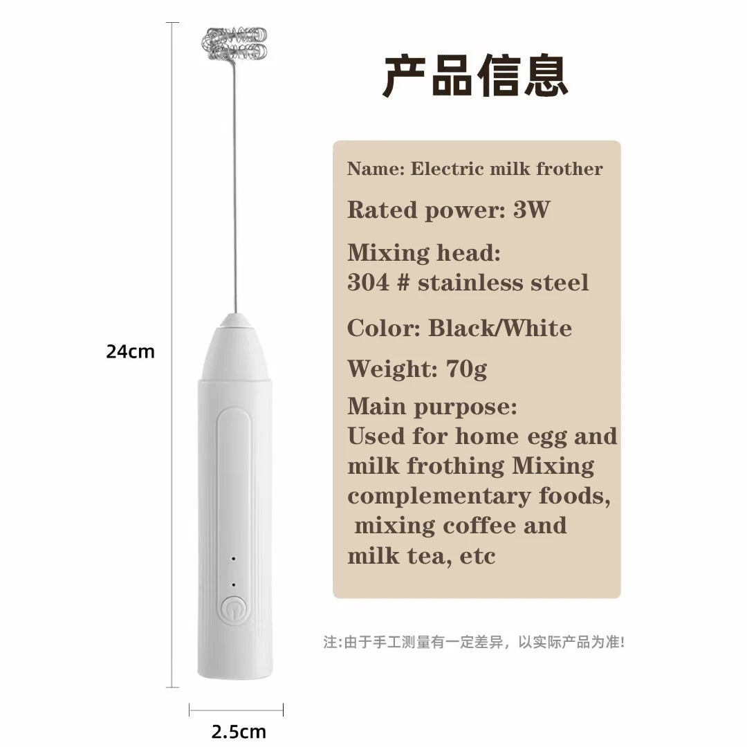 3-Speed USB Rechargeable Hand Mixer