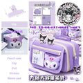 Kawaii Waterproof Large-Capacity Pencil Case DIY Set