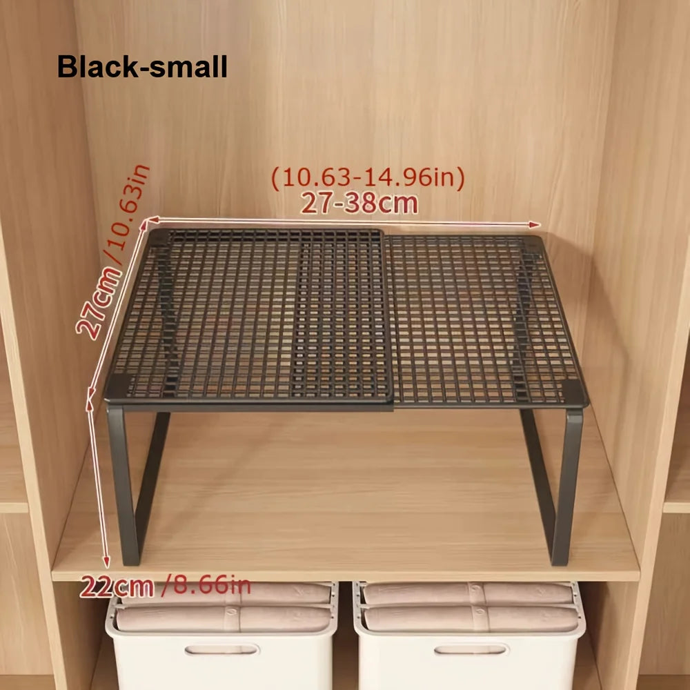 Expandable Stackable Wardrobe Shelf Organizer