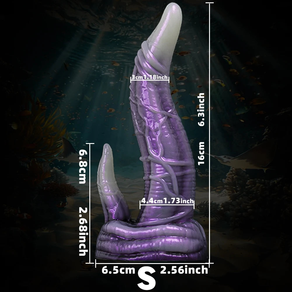 Large Monster-Style Soft Anal Plug