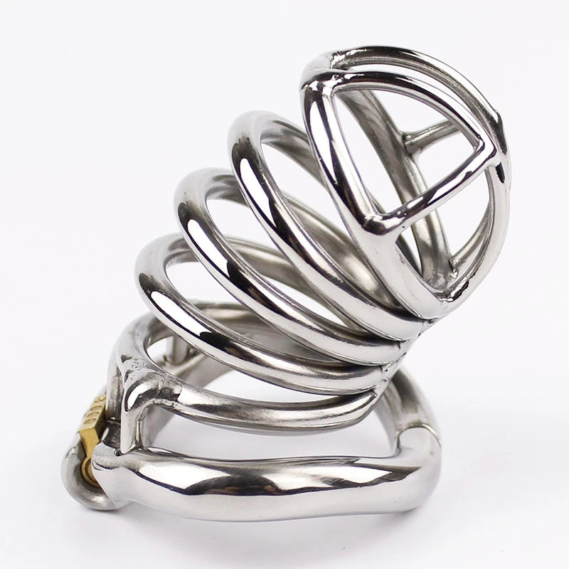 Stainless Steel Locking Chastity Cage