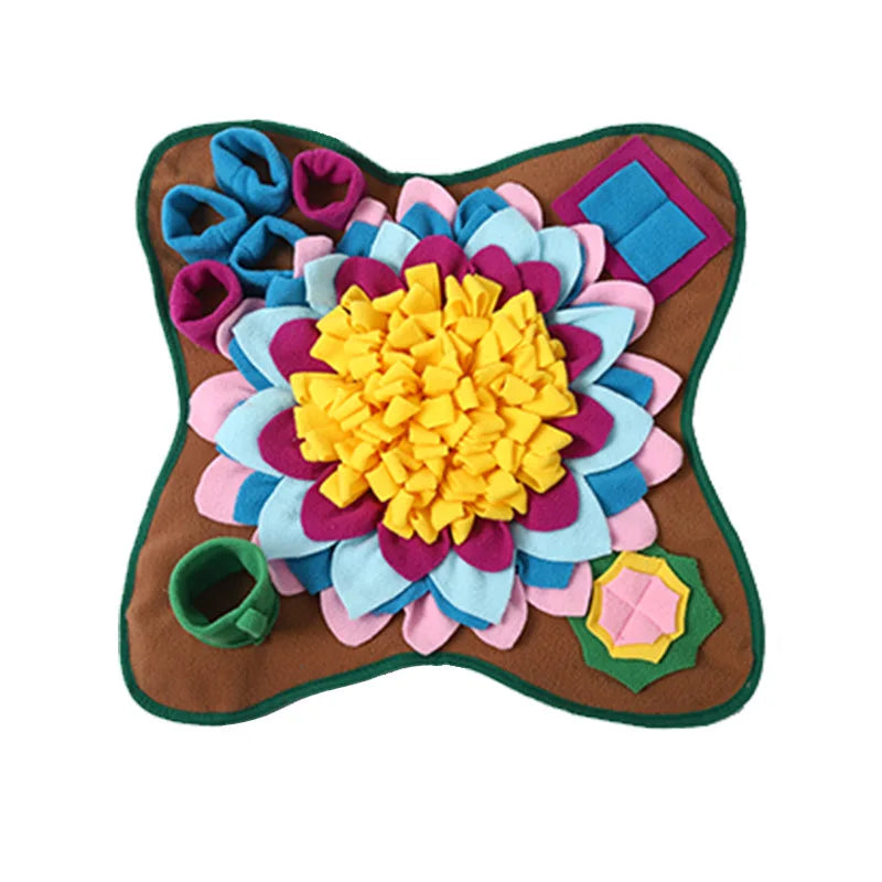 Dog Snuffle Mat & Interactive Feeding Puzzle