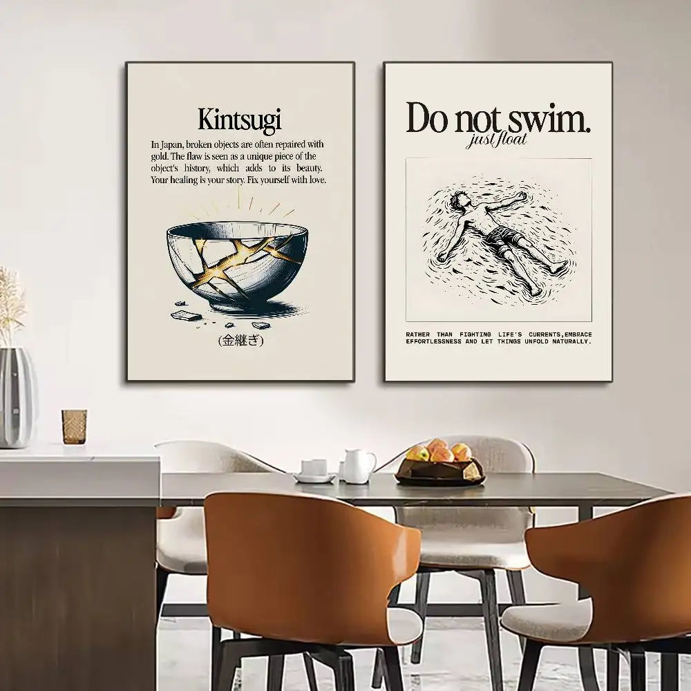 Life Attitude Quote Waterproof Wall Poster