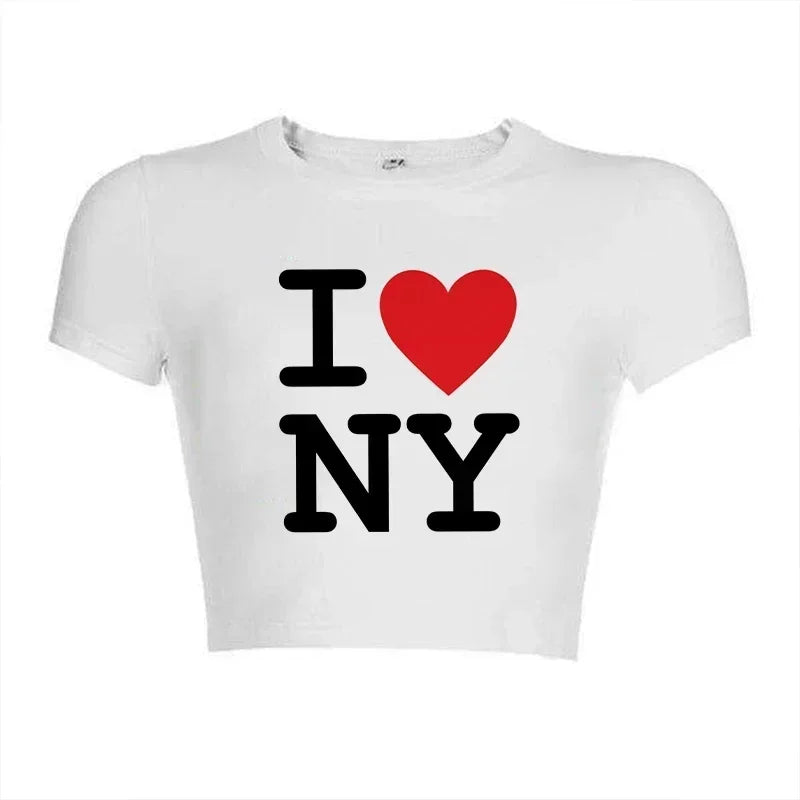 “I Love NY” Y2K Baby Tee