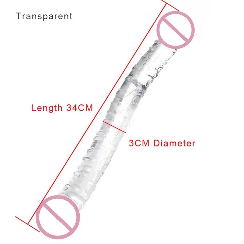 Sexy Toys Both Ends Dildo For Women Vaginal Plugs Prostate Massager Masturbators Adult Supplies Anal Dilator Exotic Accessories