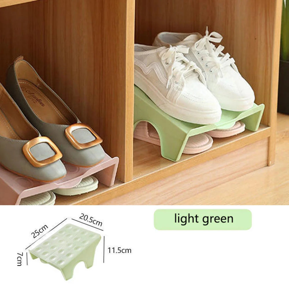 Double-Shelf Space-Saving Shoe Rack