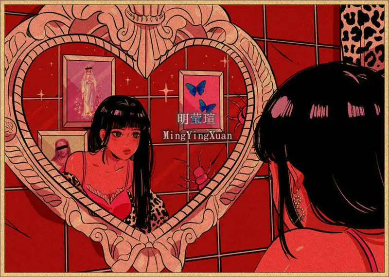 Japanese Anime 4K-Style Decorative Wall Poster