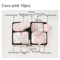 6-Piece Travel Packing Cube & Toiletry Bag Set