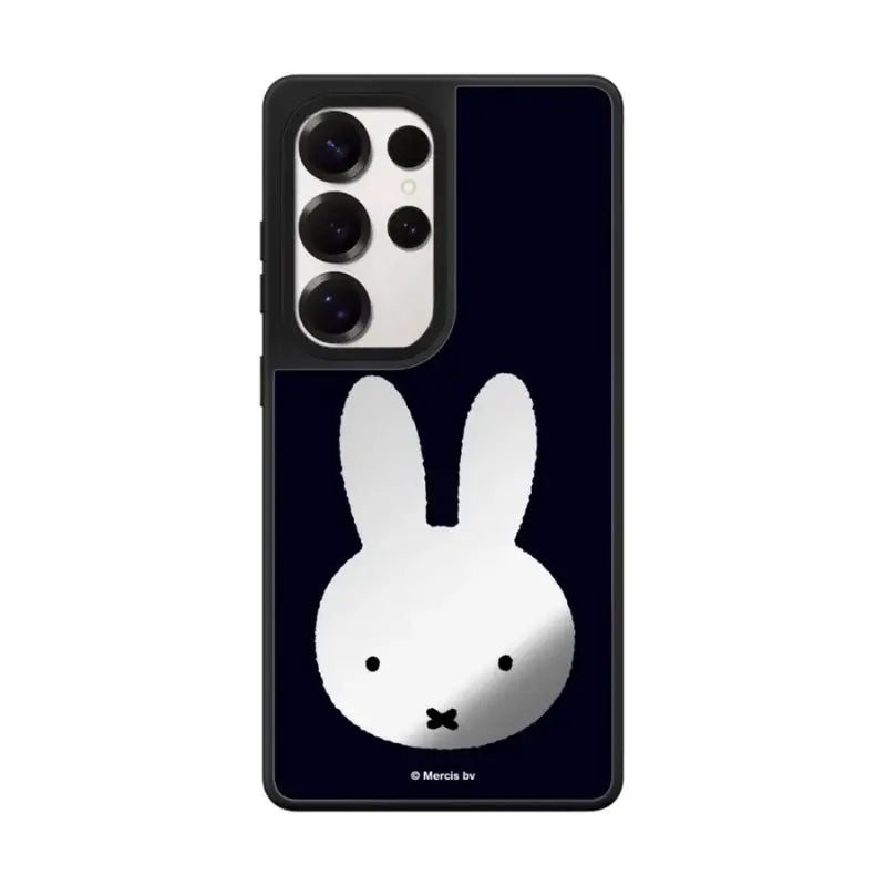 Kawaii Miffy Phone Case Cute Cartoon Design MagSafe S25ultra S24 S23 Mirror Surface Anti-drop Protection Case