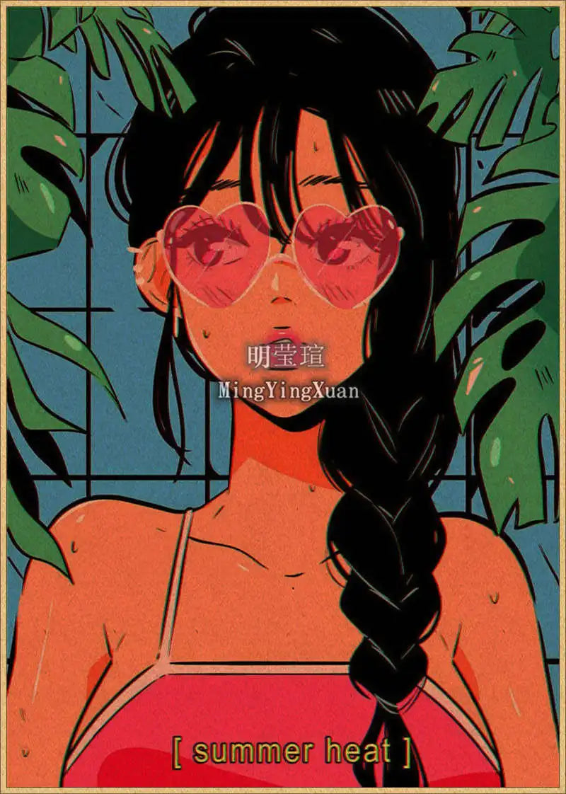 Japanese Anime 4K-Style Decorative Wall Poster