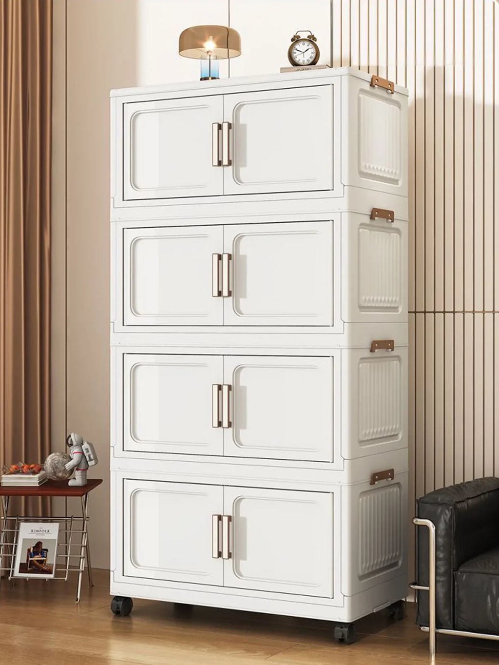 Foldable Multi-Drawer Storage Cabinet