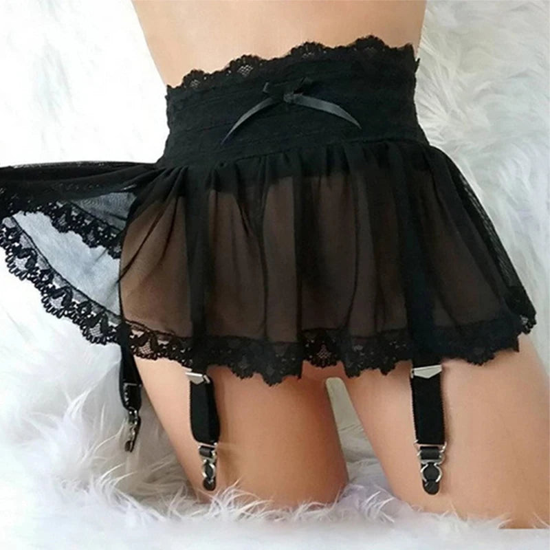 Sexy Lingerie Woman Hot Sleepwear for Women Sissy Female Underwear Women's Set Babydoll Dress Mini Porn Crotchless Sex Toy Shop