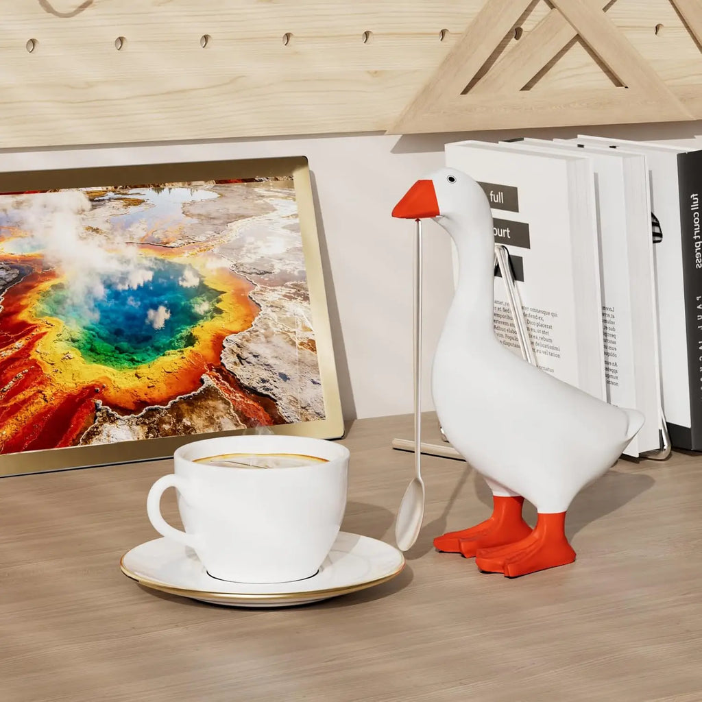 Magnetic Goose Key Holder & Desk Decor