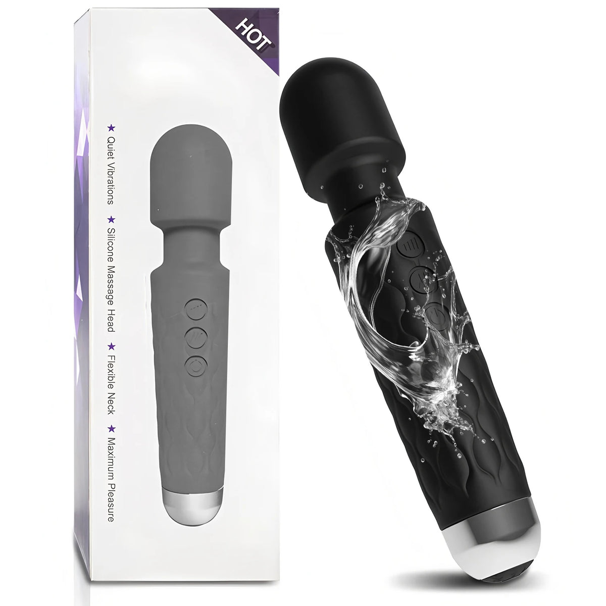 Waterproof Multi-Speed Magic Wand Massager