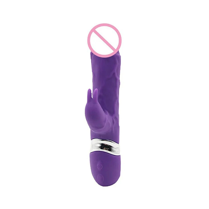 Rechargeable Rabbit Vibrator with Dual Stimulation
