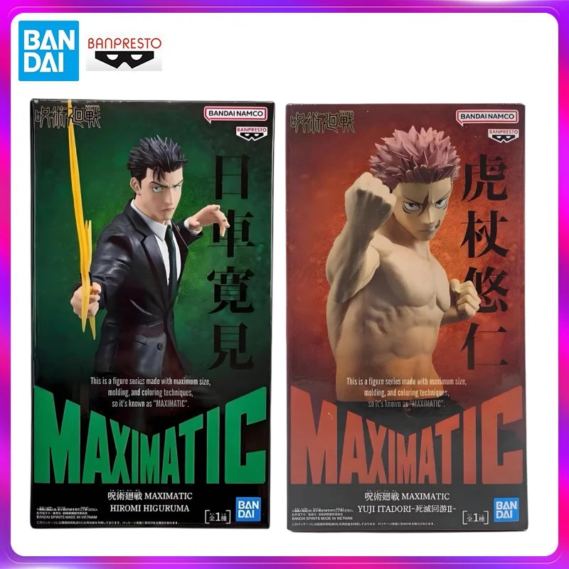 Bandai In Stock Banpresto Original Anime Jujutsu Kaisen Maximatic Hiromi Higuruma Itadori Yuji Action Figurine Model Toys Gift