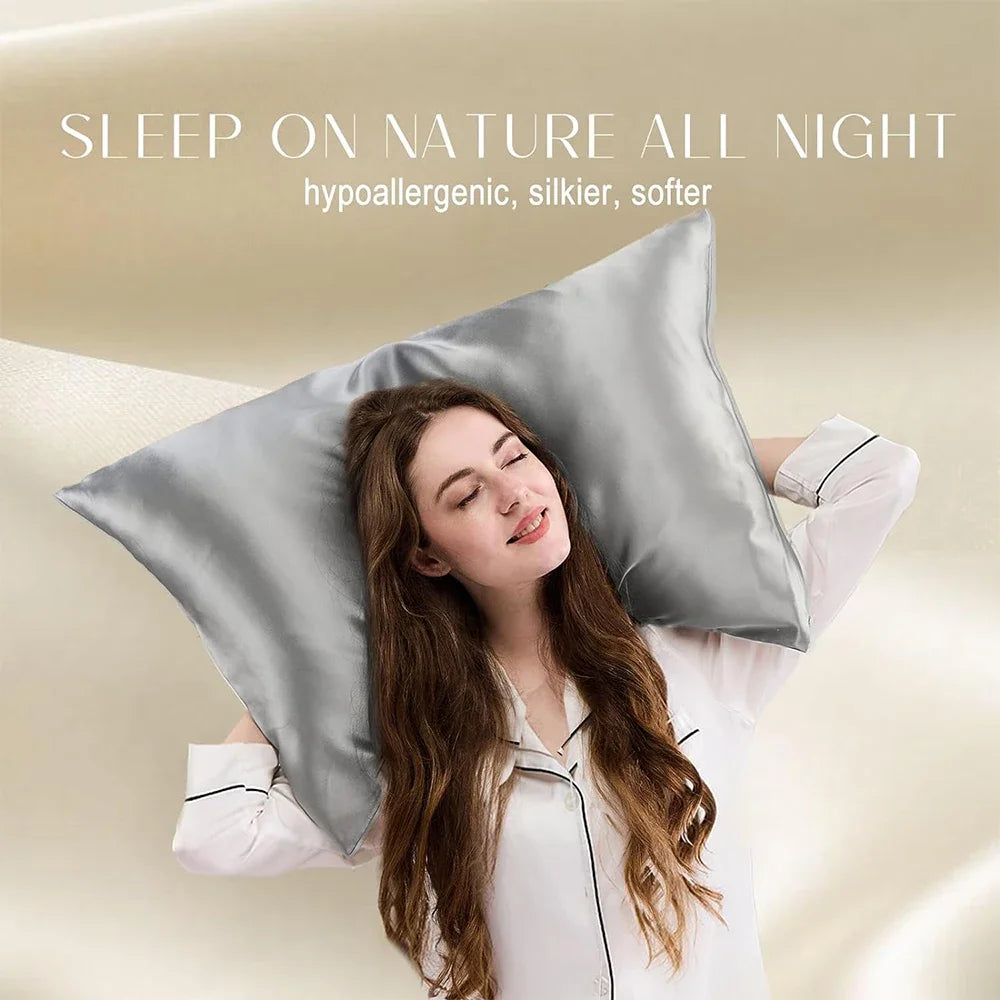 Bedsure King Satin Pillowcases – Set of 2