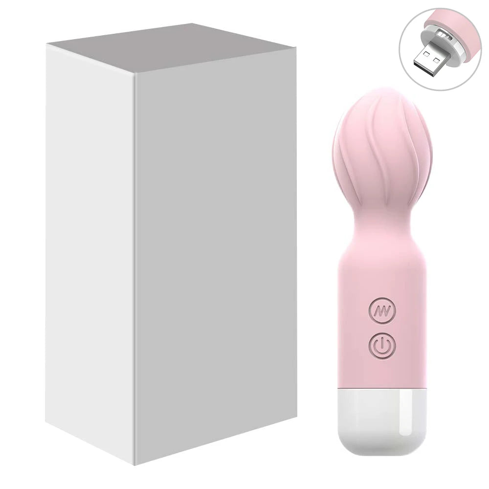 Rechargeable Mini Wand Vibrator – 10 Speeds