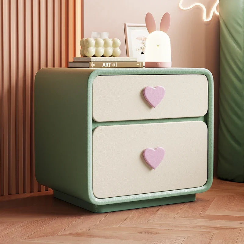 Cute Modern Kawaii Bedside Storage Table