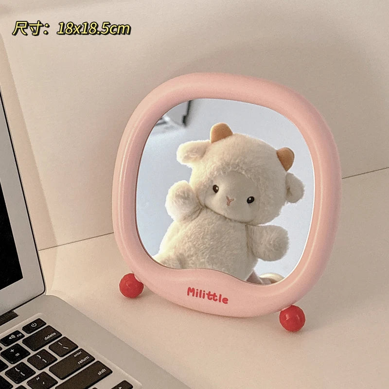 Pink Portable Mini Makeup Mirror